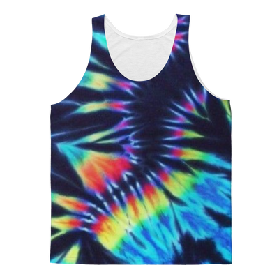 Dark Tie Dye Adult Tank Top - Mr.SWAGBEAST