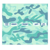 Teal Green Baja Camo Neck Gaiter/Face Mask - Mr.SWAGBEAST