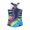 Dark Tie Dye Women's Performance Tank Top - Mr.SWAGBEAST