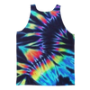 Dark Tie Dye Adult Tank Top - Mr.SWAGBEAST