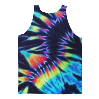 Dark Tie Dye Adult Tank Top - Mr.SWAGBEAST