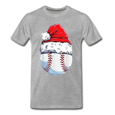 Christmas Santa Hat Baseball Christmas Men/Unisex Premium T-shirt - Mr.SWAGBEAST