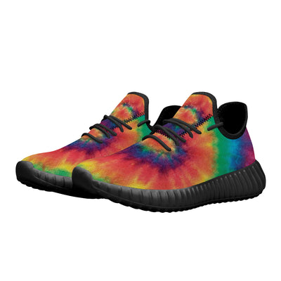 Rainbow Swirl Tie Dye Premium Sneakers - Mr.SWAGBEAST